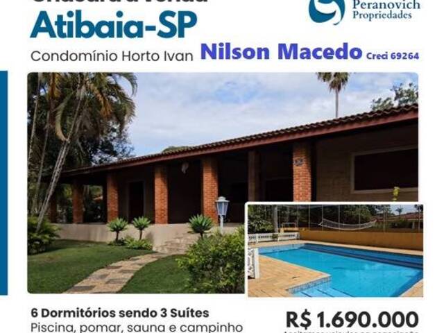 #5 - Casa em condomínio para Venda em Atibaia - SP